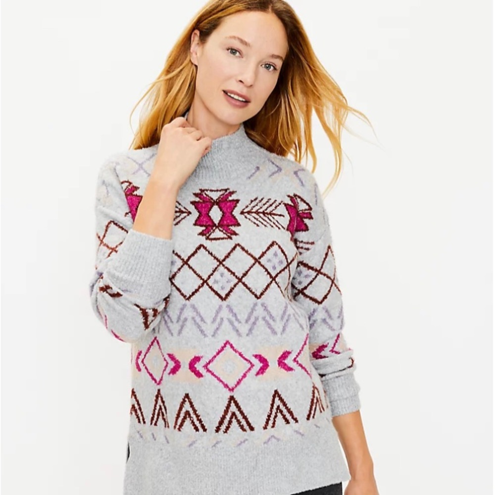 Lou & Grey Fair Isle Tunic Sweater